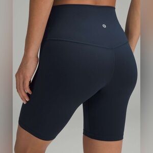 Lululemon Align High-Rise Navy Blue Biker Shorts
